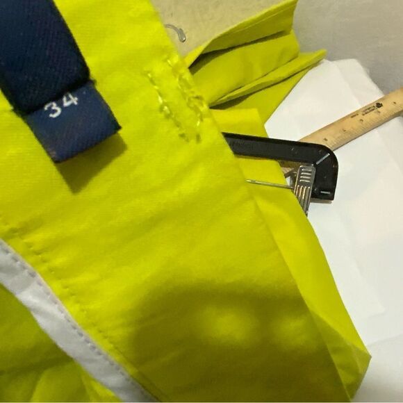 NWOT Sofie D'Hoore Piccolo High Waist Straight Cropped Pant Green Sz 34 - Picture 9 of 10